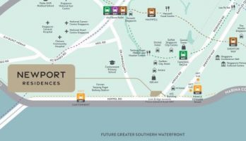 NEWPORT RESIDENCES Location map 01 NEWPORT RESIDENCES Location map 01